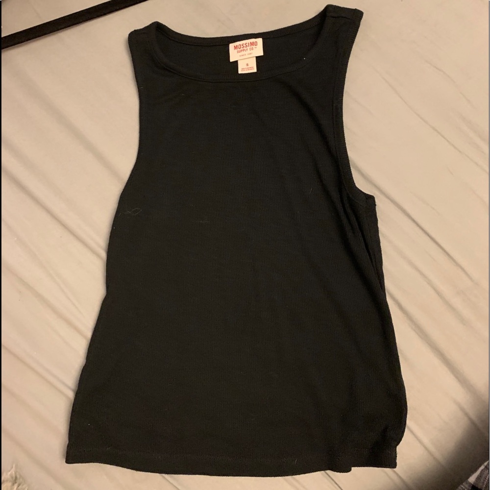Black tank top